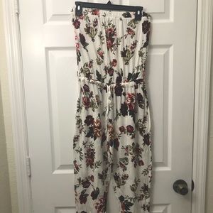Floral Long Romper